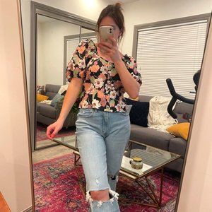 NWT Large Who What Wear Short Sleeve Top